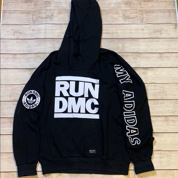 run dmc my adidas sweatshirt